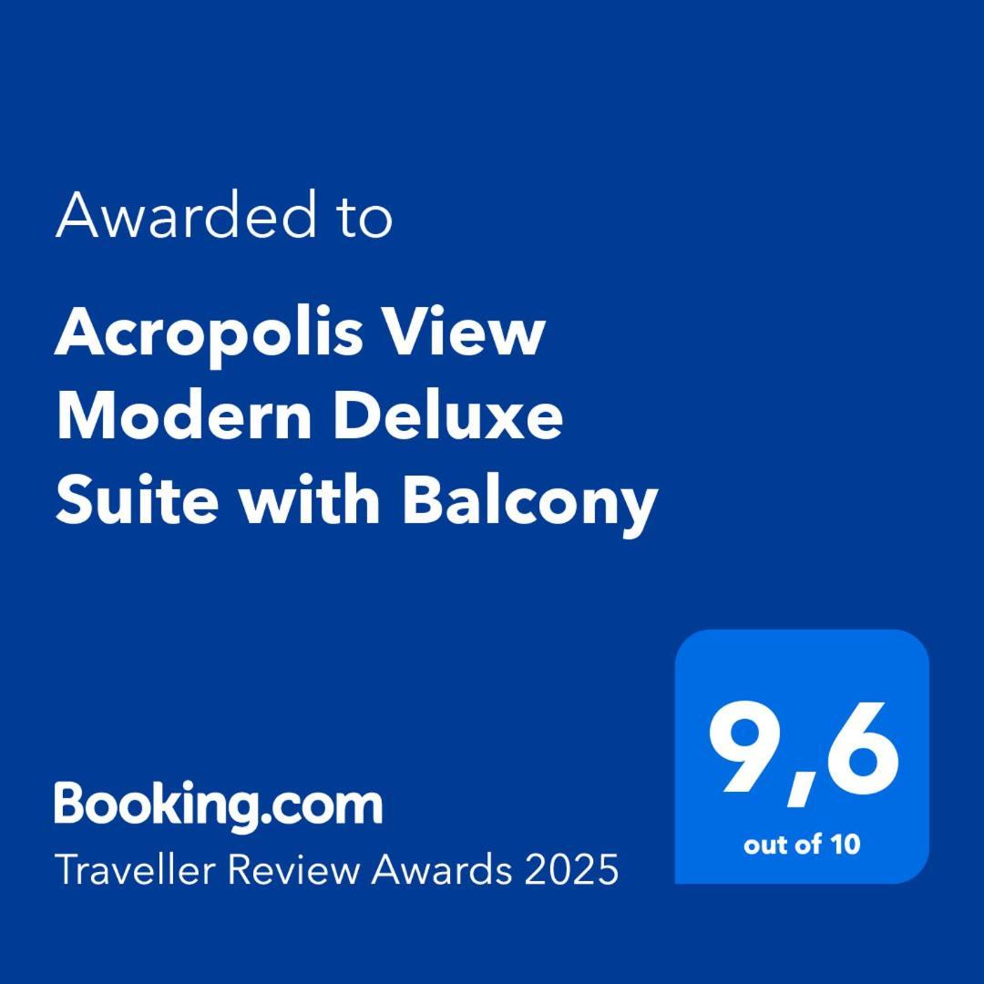 Acropolis View Modern Deluxe Suite With Balcony Athens Exterior photo